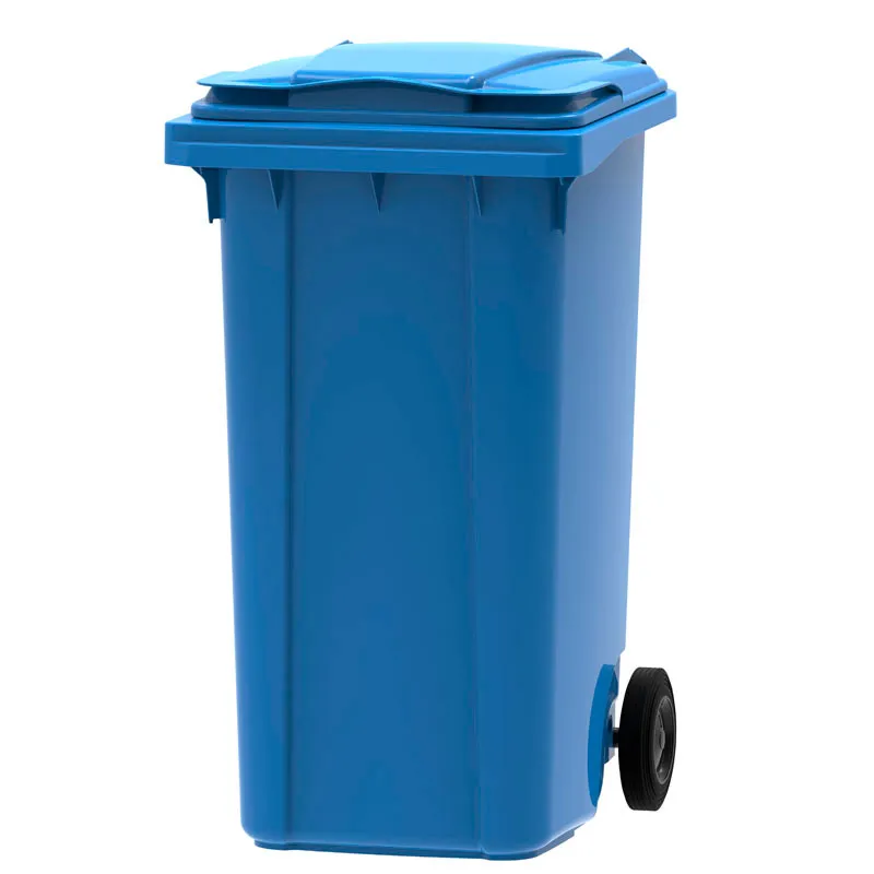 Mini-container 240 ltr in kleur blauw